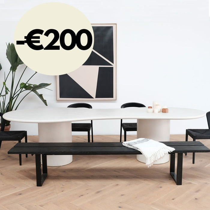 Table à manger Trio en microskin bio