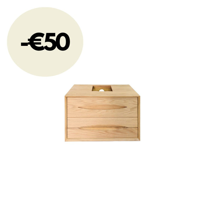 Scandinavische Badkamerkast - Bill - Eik - 80 cm