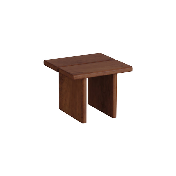 Table d'appoint Arlen - Couleur grain de café - Bois de frêne - 50 cm