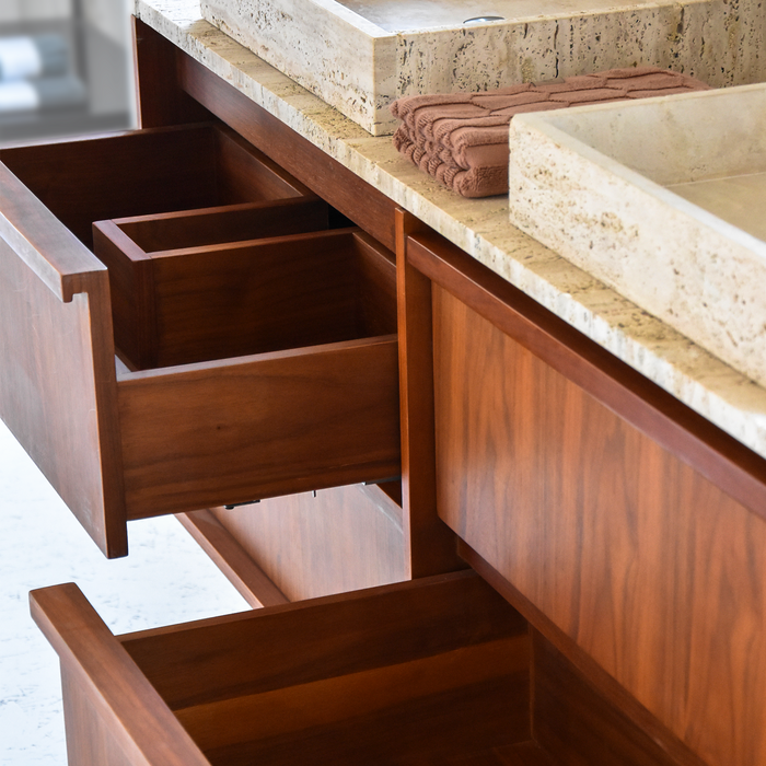 Fien kast body - Walnoot - 150 cm | Ruime opbergkast