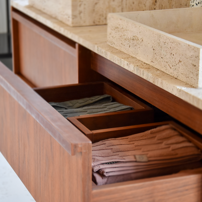 Fien kast body - Walnoot - 150 cm | Ruime opbergkast