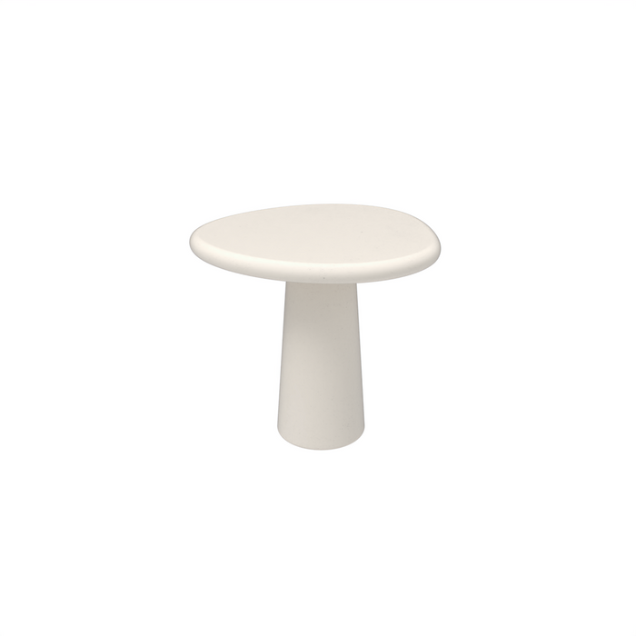 Table basse ronde aspect béton organique - Juno - StoneSkin - 50 cm