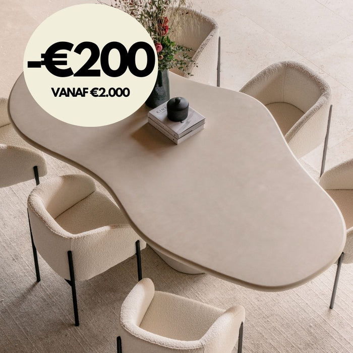 Organic Dining Table - Limoges - Microskin