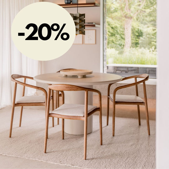 Microskin-Tisch Nana - Rund