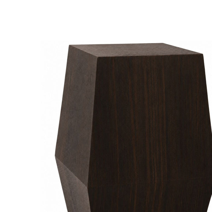 Table d’appoint Soma - Bois de pin - Fumé