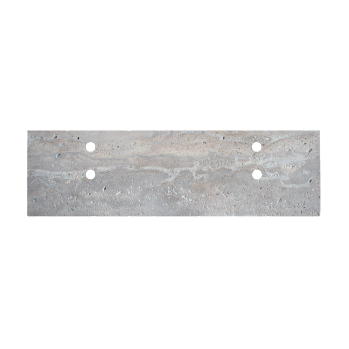 Plato de lavabo - Travertino gris - Marcel - 150 cm