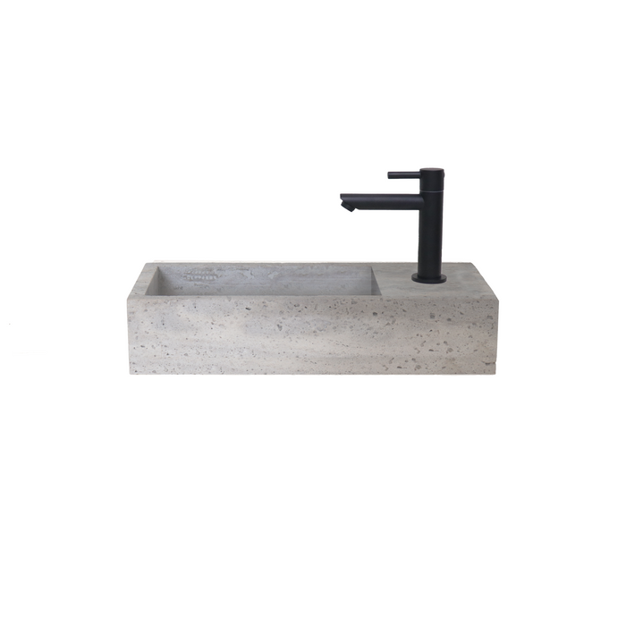 Fontaine lave-mains en travertin Porto - Grès gris