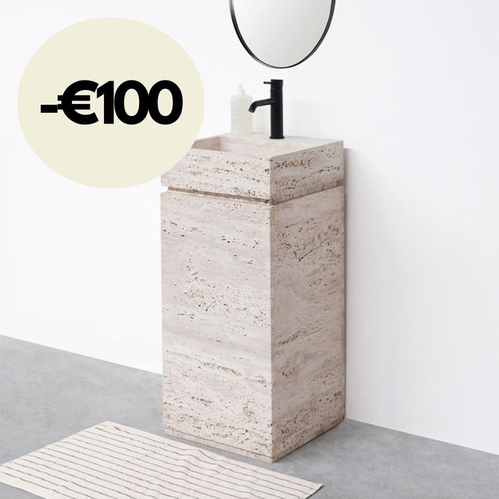 Hand soap - Quimper - Travertine - White