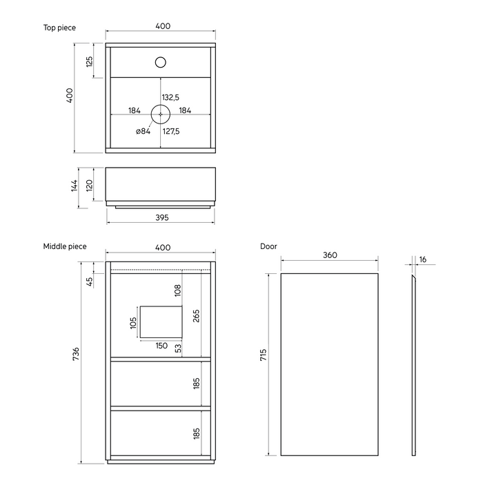 Hand soap - Quimper - Travertine - White