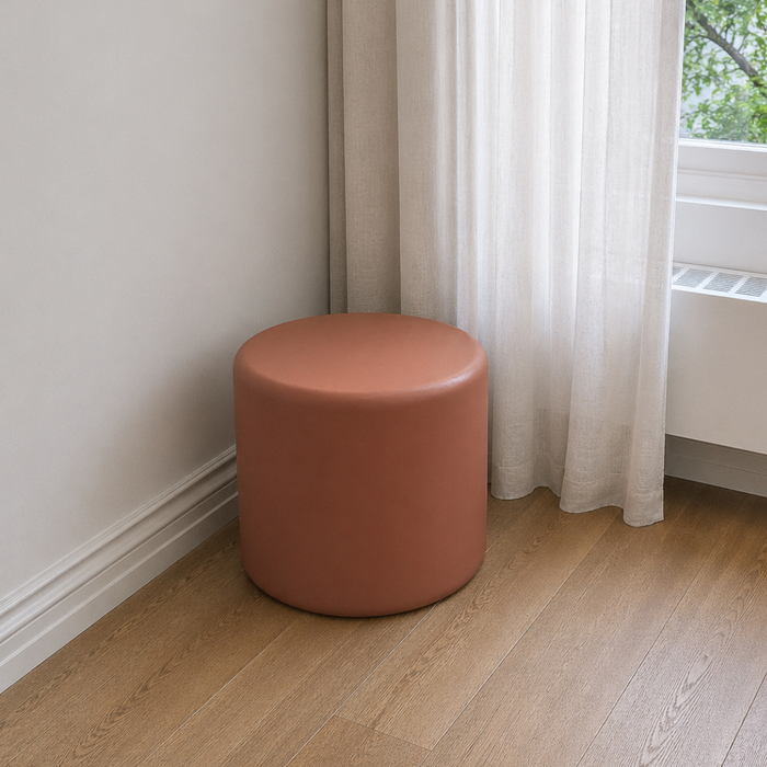 Table d'appoint Brisa - D46 H43 - Terracotta brun - Polycomposite