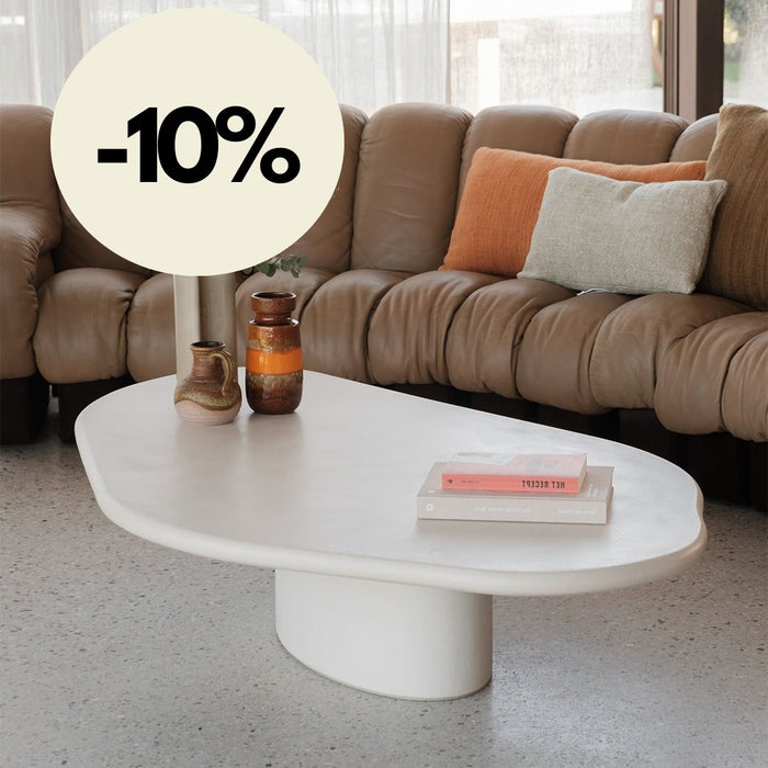 Couchtisch Microskin organische Form - Straßburg - 160 cm