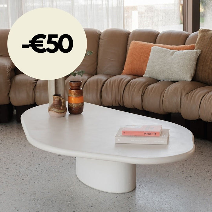 Table basse Microskin organique - Strasbourg - 160 cm