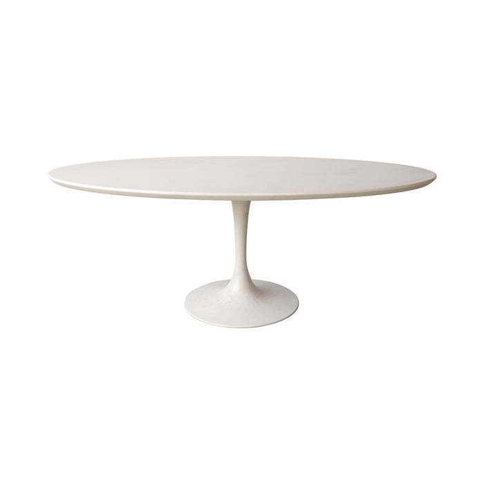 Eettafel Camille B200 D112.3 H75 - Cloudy latte Microskin