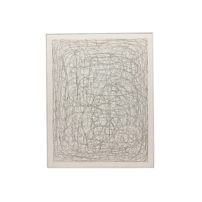 Artwork - 80 cm x 100 cm - White frame - Printed - Aura