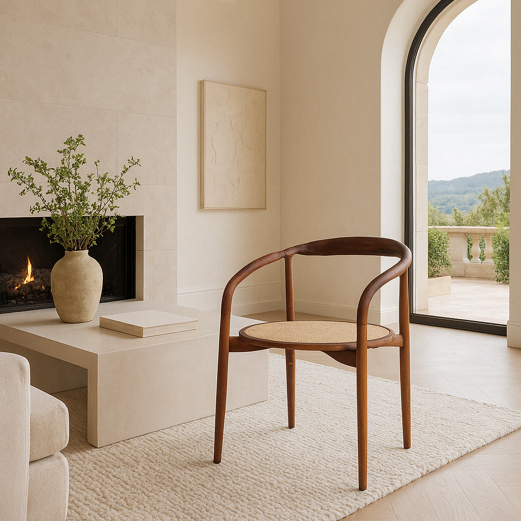 Walnoten eetkamerstoel Ely.alt