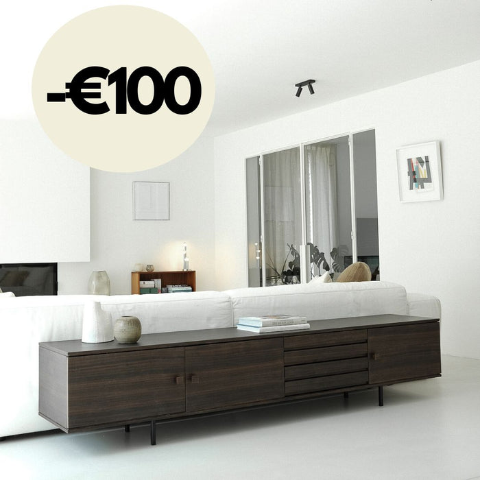 Buffet Vintage - Calvin - Fumée - 240 cm