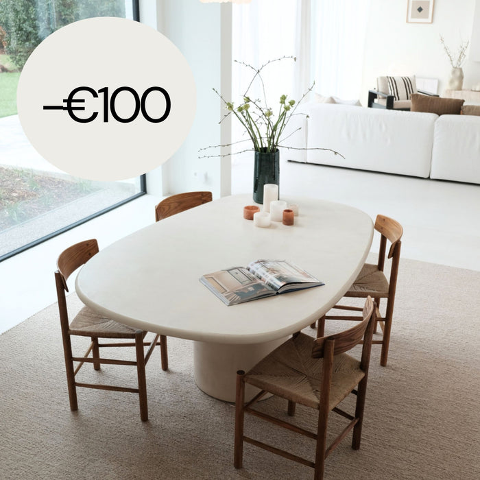 Beige Esstafel im Mortex-Look – Microskin – 180 cm – Geelong