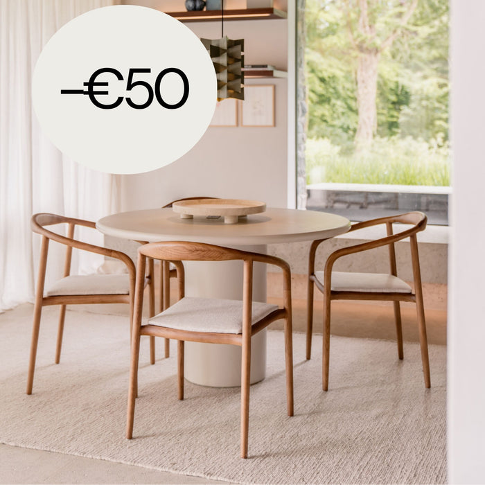 Microskin-Tisch Nana - Rund