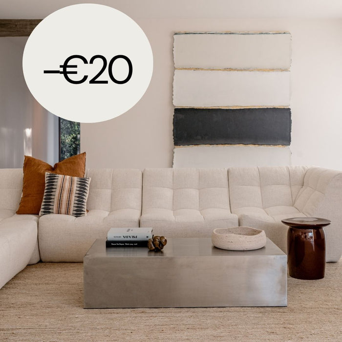 Mesa de centro rectangular Sienna - 120 cm - Acero inoxidable