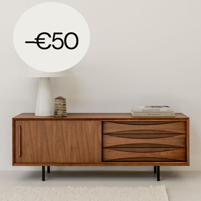 TV-kast met Lades - Oskar - Walnoot - 140 cm