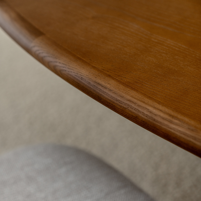 Houten organische eettafel - Anvers - 240 cm - Donkerwalnoot - Essenhout
