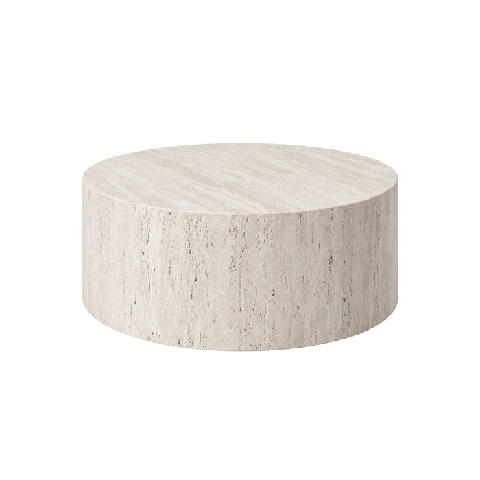 Couchtisch aus Travertin – Dax – niedrig – 32 cm