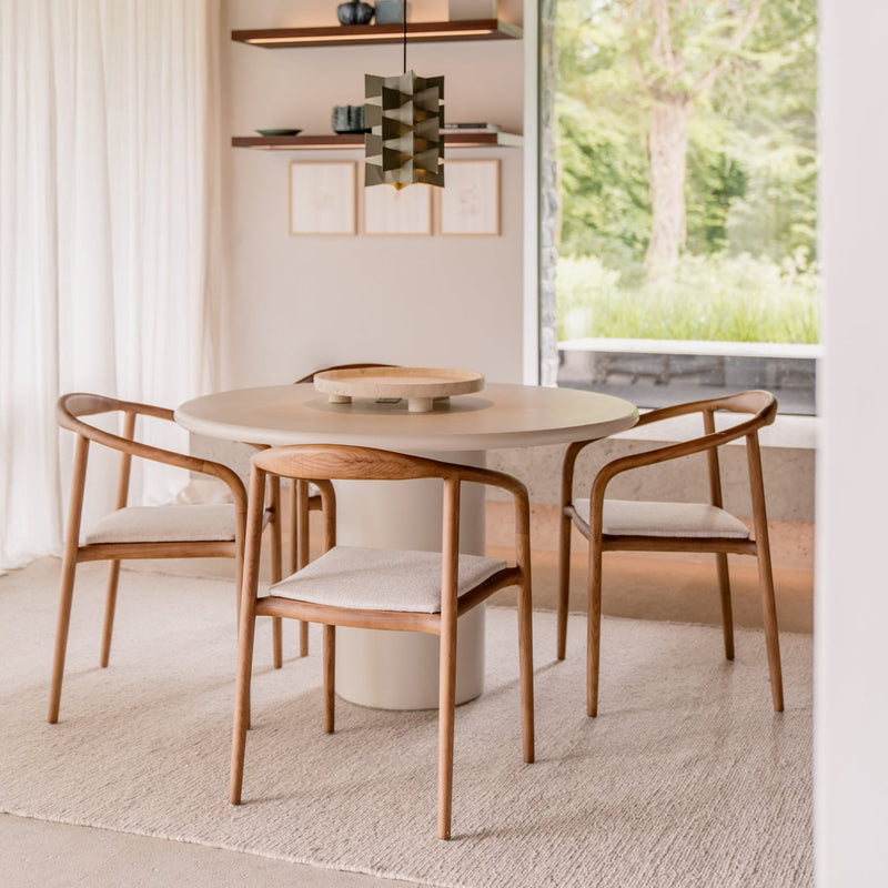 Elegante houten eetkamerstoel Dubbo