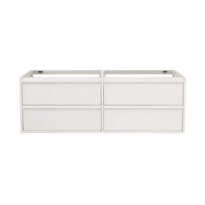 Mueble de baño Fien - Blanco - 150 cm | Amplio armario de almacenamiento