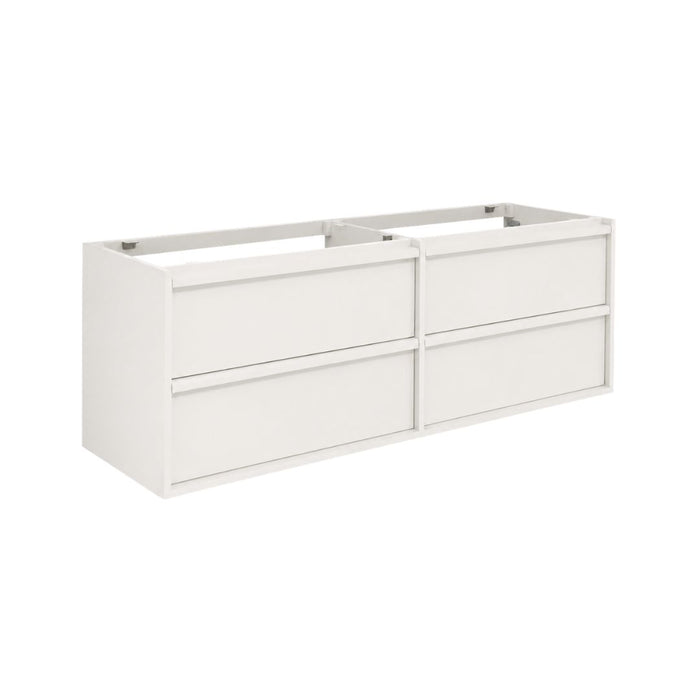 Mueble de baño Fien - Blanco - 150 cm | Amplio armario de almacenamiento