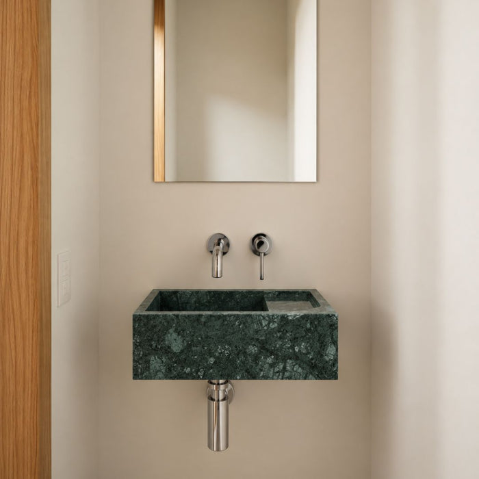 Marmeren handenwasser - Naleya - Groen Marmer