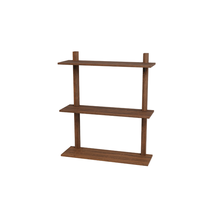 Wandregal Vari – B100 T30 H125 – Kaffeebohnenfarbe