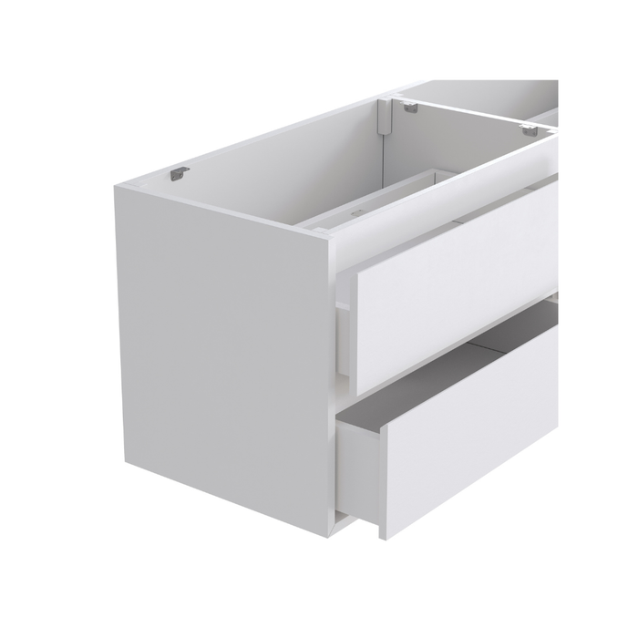 Fien bathroom cabinet - White - 150 cm | Spacious storage cupboard