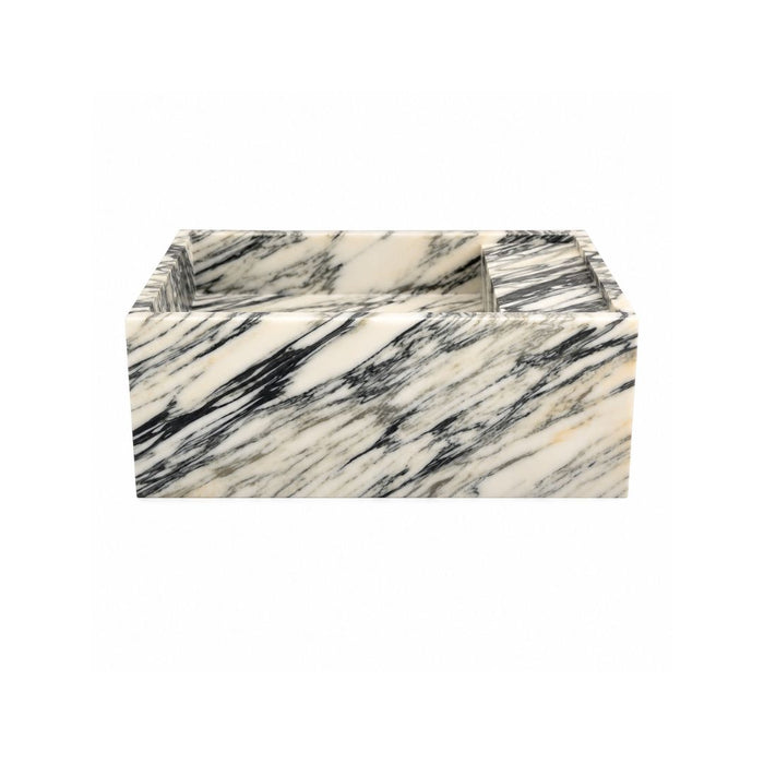 Lavamanos - Chemery - Mármol Blanco Azul - 50 cm