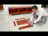 visuele handleiding van houten calvin dressoir