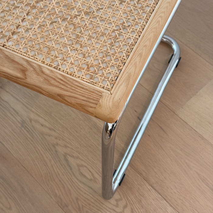 Stuhl aus natürlichem Schilfrohr - Rattansitz - Schaukel