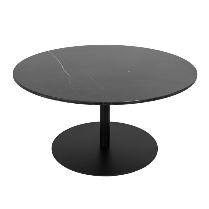 Table d'Appoint Jake - Céramique Noire - 70x35cm - Noir