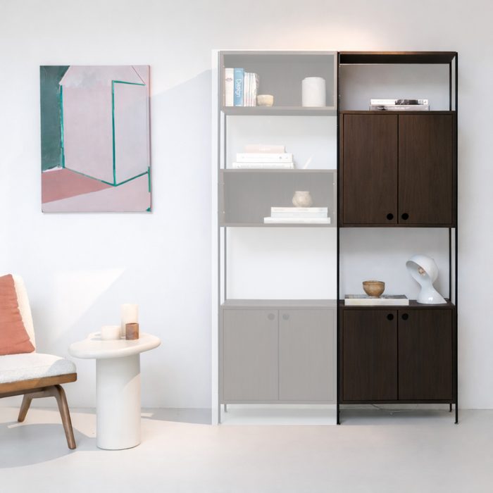 Wandschrank - Sarzeau - Walnuss - Kombination 2