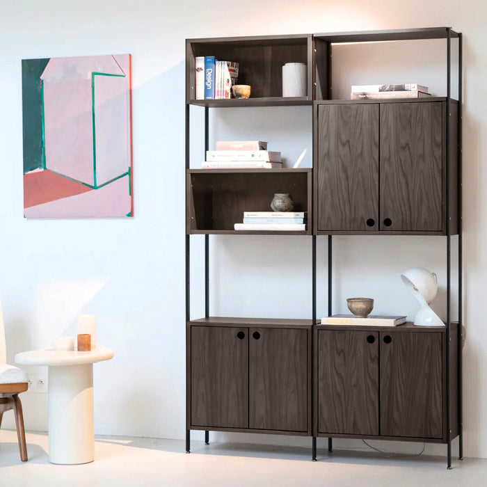 Wandkast - Sarzeau - 2 vakken - Smoke