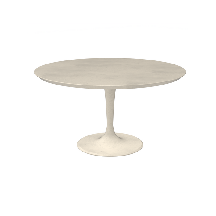 Ronde Eettafel Camille – Tulip Vorm – MicroSkin Cloudy Latte – 140 cm