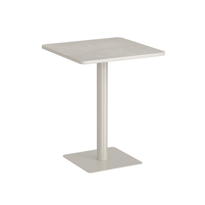 Erik Quadratischer Bistrotisch – 60x60 cm – MicroSkin Latte