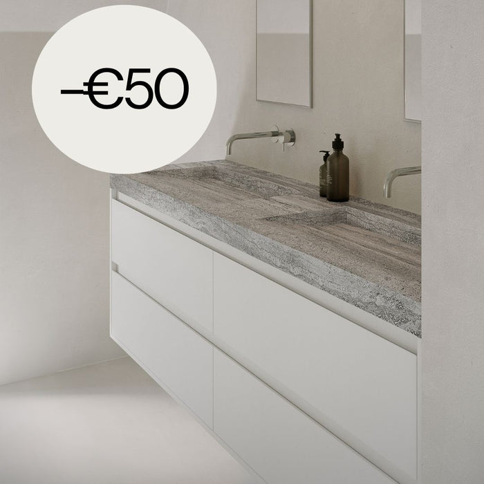 Witte badkamermeubel hout - ANN - Wit - 150 cm