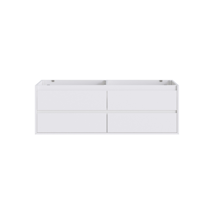 Fien bathroom cabinet - White - 150 cm | Spacious storage cupboard