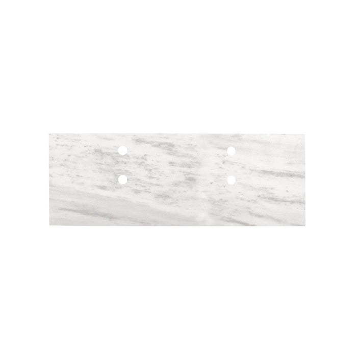 Washbasin plate - White Marble - Marcel - 120 cm