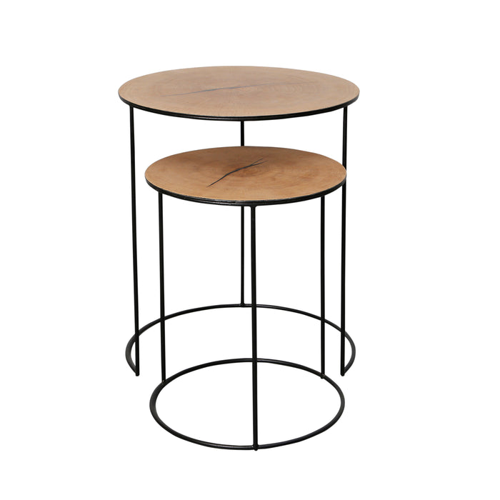 Louis Side Table - Oak - Small (43x43x56cm)