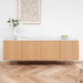 Pisa dressoir in Eik met wit marmer