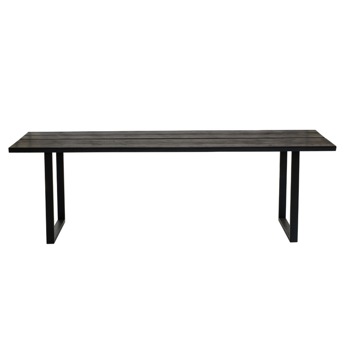 Dining table in Black Wood - Lex - 240cm