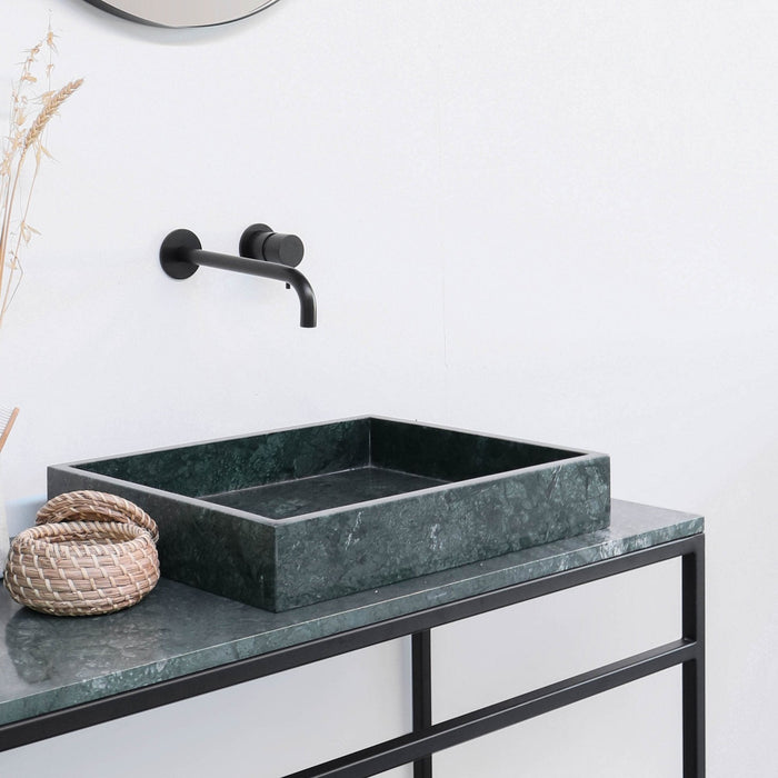 Plato de lavabo de mármol Marcel - Verde - 150cm