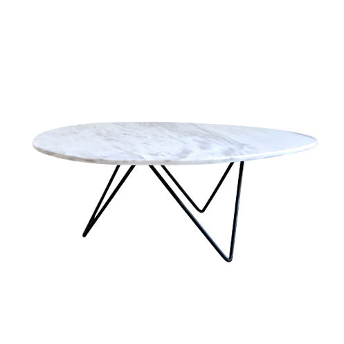 Table basse en marbre blanc - Richard