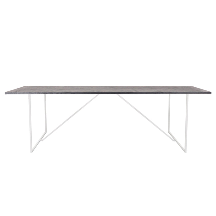 Rektangulært spisebord - Lisa - Sort træ - 240cm
