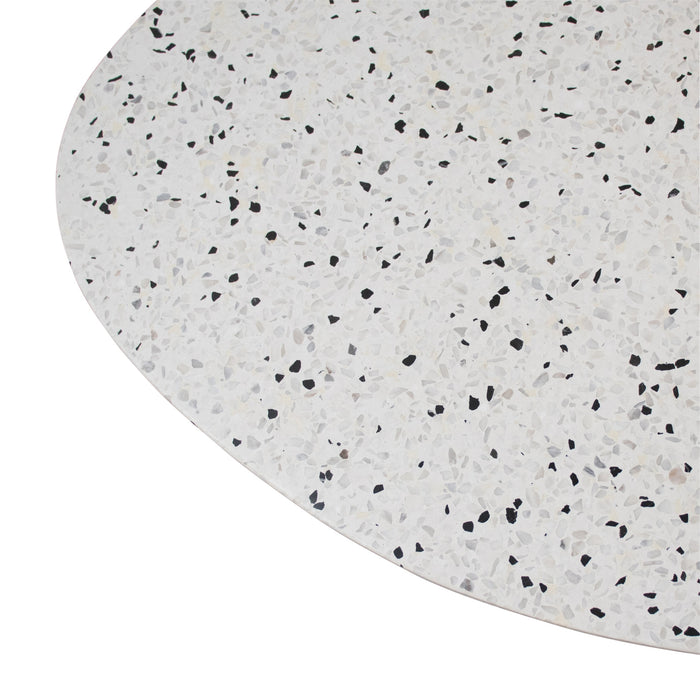 Marmor-Couchtisch – Richard – 100 x 80 cm – Terrazzo
